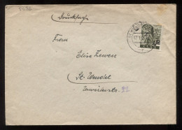 Saar 1948 St.Wendel Overprinted Stamp Cover__(8686) - Storia Postale