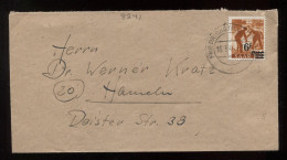 Saar 1948 Friedrichsthal Cover To Hameln __(8241) - Cartas & Documentos