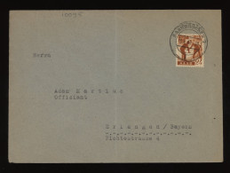 Saar 1947 Saarbrucken 3 Cover To Erlangen__(10095) - Cartas & Documentos