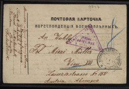 Russia 1917 Card To Wien__(9847) - Brieven En Documenten