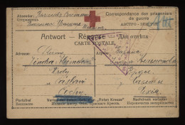 Russia 1916 Red Cross Card__(12306) - Storia Postale