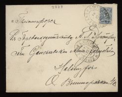 Russia 1911 7k Blue Cover To Finland__(9883) - Storia Postale