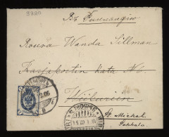 Russia 1907 7k Blue Cover To Finland__(9820) - Briefe U. Dokumente