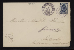 Russia 1889 7k Blue Cover To Finland__(9870) - Storia Postale