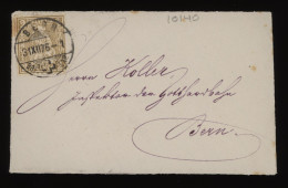 Switzerland 1876 Bern Letter Front To Bern__(10140) - Covers & Documents