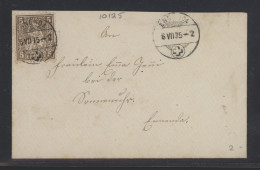 Switzerland 1875 Ennenda Cover__(10125) - Briefe U. Dokumente