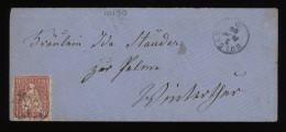 Switzerland 1869 Sulgen Cover To Winterthur__(10130) - Briefe U. Dokumente