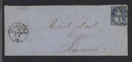 Switzerland 1866 St.Gallen Letter To Rheineck__(10123) - Briefe U. Dokumente