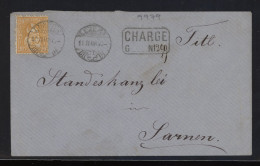 Switzerland 1868 Luzern Letter To Sarnen__(9979) - Briefe U. Dokumente