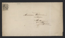 Switzerland 1873 Lausanne Big Letter To Mellingen__(10910) - Storia Postale