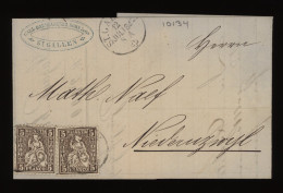 Switzerland 1864 St.Gallen Letter__(10134) - Brieven En Documenten