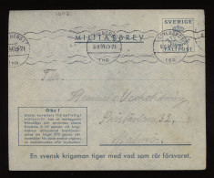 Sweden 1944 Göteborg Militärbrev__(10021) - Lettres & Documents