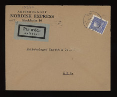 Sweden 1934 Stockholm Air Mail Cover To Finland__(12277) - Lettres & Documents