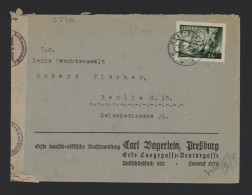 Slovakia 1945 Bratislava Censored Cover To Germany__(9576) - Cartas & Documentos