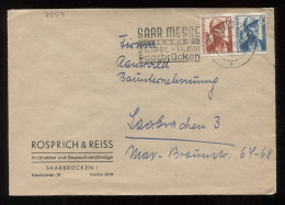 Saarpost 1950 Saarbrucken Special Cancellation Cover__(8558) - Blocchi & Foglietti