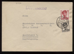 Saarpost 1949 Saarbrucken Cover__(8556) - Blokken & Velletjes