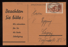 Saargebiet 1933 Wiebelskirchen Card To Leipzig__(8242) - Lettres & Documents