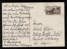 Saargebiet 1930 Saarbrucken 40c Stationery Card__(8254) - Ganzsachen