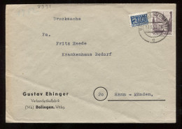 Wurttemberg 1949 Balingen Business Cover To Munden__(8991) - Storia Postale