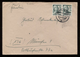 Wurttemberg 1948 Reutlingen Cover To Munchen__(9002) - Storia Postale