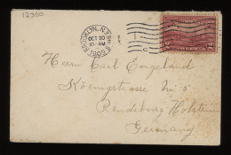 USA 1909 Brooklyn Cover To Germany__(12300) - Lettres & Documents