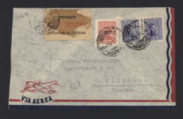 Uruguay 1949 Air Mail Cover To Finland__(10276) - Uruguay