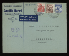 Switzerland 1940 Bressaucourt Air Mail Cover To Finland__(10292) - Otros & Sin Clasificación