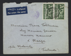 Switzerland 1940 Granges Air Mail Cover To Finland__(10286) - Other & Unclassified