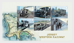 Jersey - Postfris / MNH - Sheet Jersey Western Railway 2024 - Jersey