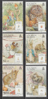 2006 Solomon Islands Beatrix Potter Per Rabbit Literature  Complete Set Of 6 MNH - Isole Salomone (1978-...)
