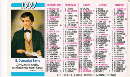 Calendarietto - S.domenico Savio - Leumann - Torino - Anno 1997 - Tamaño Pequeño : 1991-00