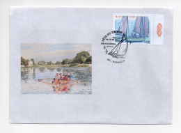 Enveloppe Non Officielle FDC Fête Du Timbre  2024 Panazol (Haute Vienne) Bateau Impressioniste - 2020-…