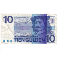 Billet, Pays-Bas, 10 Gulden, 1968, 1968-04-25, KM:91b, TB+ - 10 Florín Holandés (gulden)