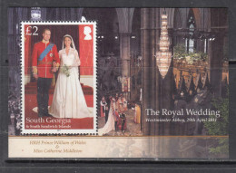 2011 South Georgia Royal Wedding Souvenir Sheet MNH - Georgia Del Sud