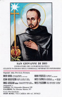 Calendarietto - San Giovanni Di Dio - Fondatore Dei Fatebenefratelli - Celeste Patrono Degli Ospedali - Infermi Ed Infer - Kleinformat : 1961-70