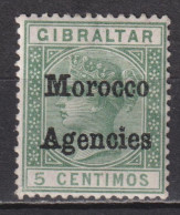 Timbre Neuf* Du Maroc Anglais De 1899 N°1 MLH - Bureaux Au Maroc / Tanger (...-1958)