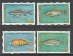 2005 Tanzania Fish Of Lake Victoria JOINT ISSUE Complete Set Of 4 MNH - Tansania (1964-...)