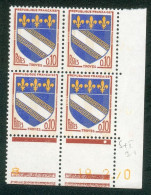 Lot C350 France Coin Daté Blason N°1353 (**) - 1960-1969