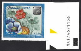 Italia 2015; Floranga; Francobollo Con Codice Alfanumerico. - 2011-20: Mint/hinged