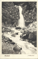 ROMANIA 1932 BUSTENI - ''URLATOAREA'' WATERFALL, PEOPLE, MOUNTAIN LANDSCAPE - Roumanie