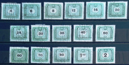 HONGRIE                       TAXE 197/214    (sauf 200 Et 203)                    OBLITERE - Postage Due