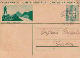 PK 133  "Klosters - Prättigau"  LA COUDRE (L'ISLE VAUD)        1935 - Entiers Postaux