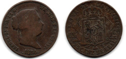 MA 31635 / Espagne - Spain - Spanien 25 Centimos 1854 TB - Primeras Acuñaciones