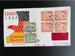 GERMANY 1965 EXPRESS FDC EUROPA CEPT 27-09-1965 DUITSLAND DEUTSCHLAND EXPRES EILBOTEN - 1961-1970