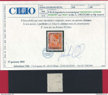 1941 ZONA FIUMANO KUPA, "Memento Avdere Semper" L 1 Buccari Su O,50 P Arancio , - Otros & Sin Clasificación