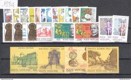 1984 Vaticano, Francobolli Nuovi , Annata Completa  23 Valori MNH** - Ganze Jahrgänge