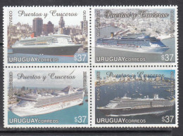 2006 Uruguay Cruise Ships Complete Block Of 4 MNH - Uruguay