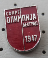 Football Soccer Club FK Olimpija Beograd 1947 Serbia Ex Yugoslavia Pin - Fútbol