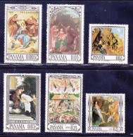 PANAMA N°  434 à 437, A403 & 404 ** MNH Neufs Sans Charnière ,TB (D7373) Tableaux, Rubens, Botticelli, Durer.. - 1967 - Panamá