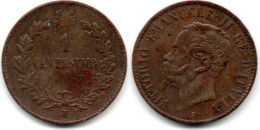 MA 31640 / Italie - Italien - Italy 1 Centesimo 1867 T TB - 1861-1878 : Victor Emmanuel II.